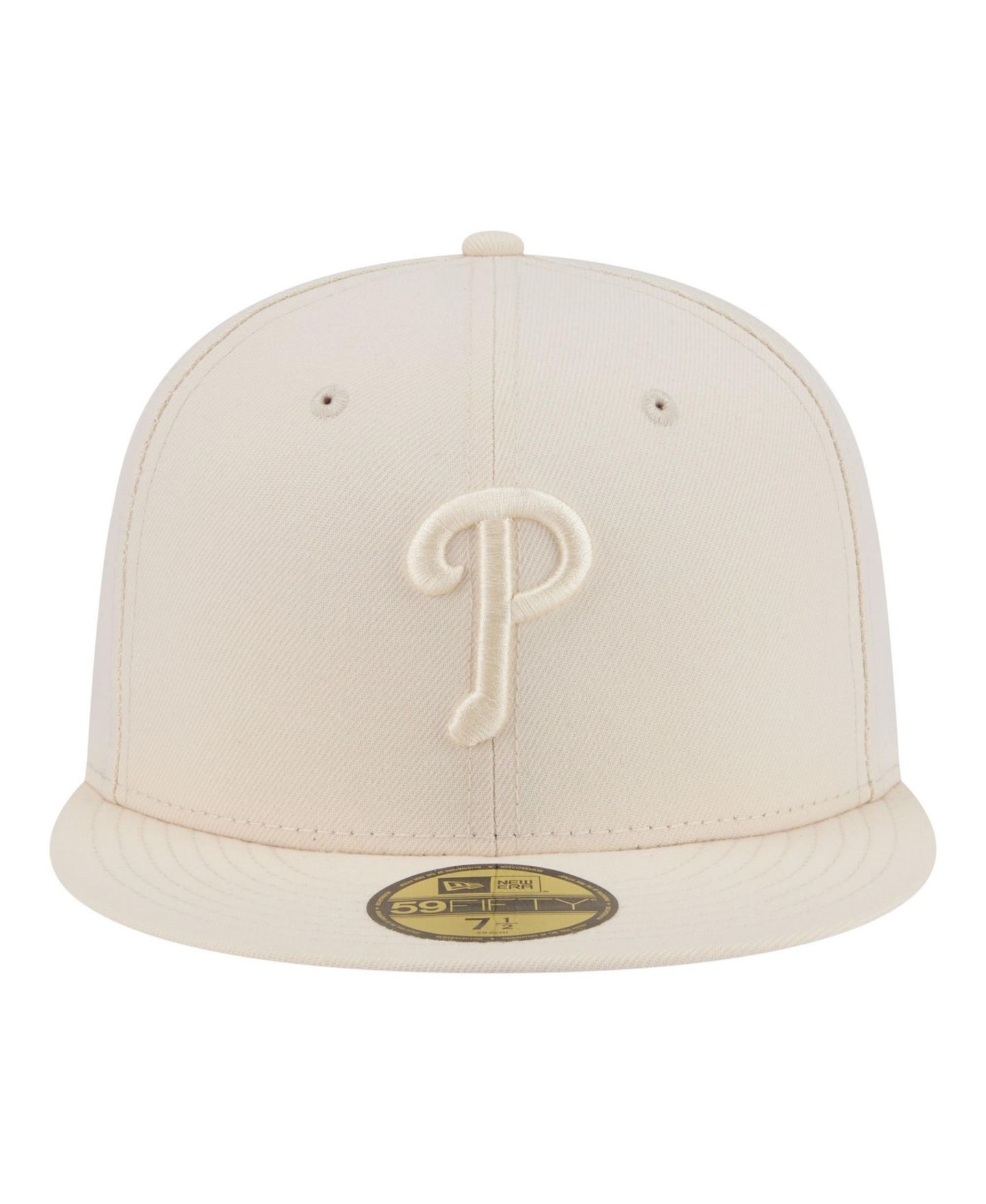 Мужские головные уборы New Era Cream Philadelphia Phillies Color Pack 59FIFTY Fitted Hat — фото 2