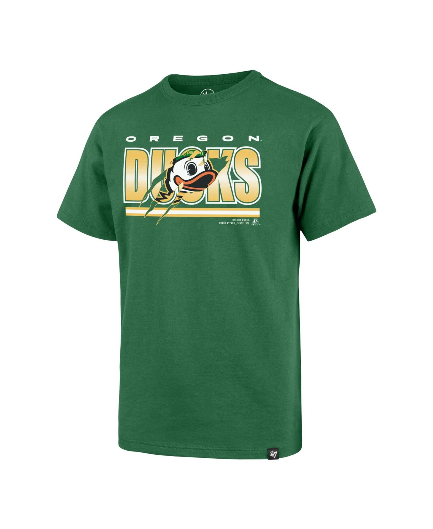Детская футболка '47 Brand '47 Green Oregon Ducks Thunder Rip Franklin — фото 2