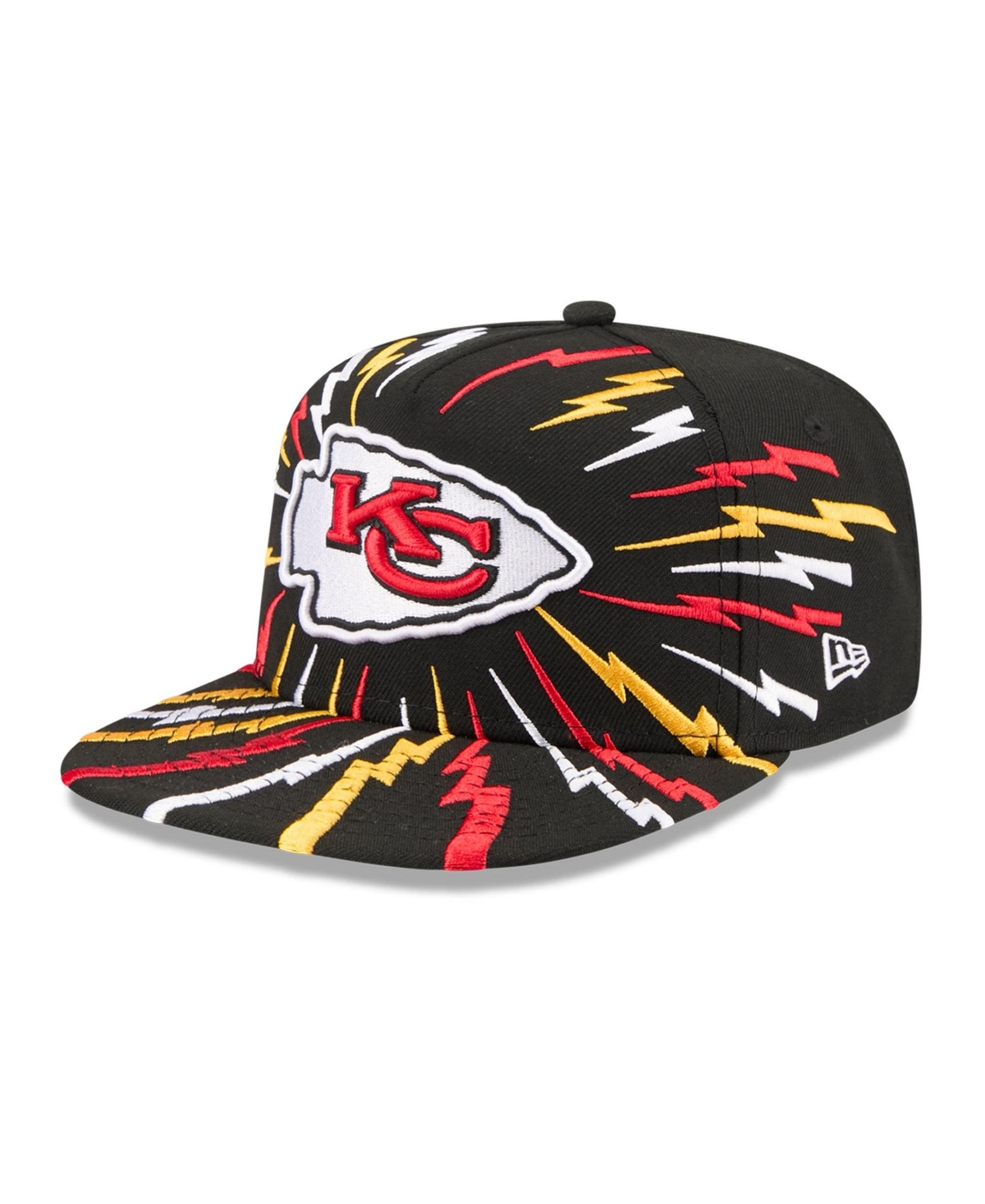 New Era Big Boys and Girls Kansas City Chiefs 9FIFTY Bolt A-Frame Structured Snapback Cap - Black