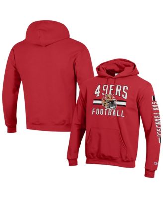 Men's  Scarlet San Francisco 49ers Powerblend Hoodie