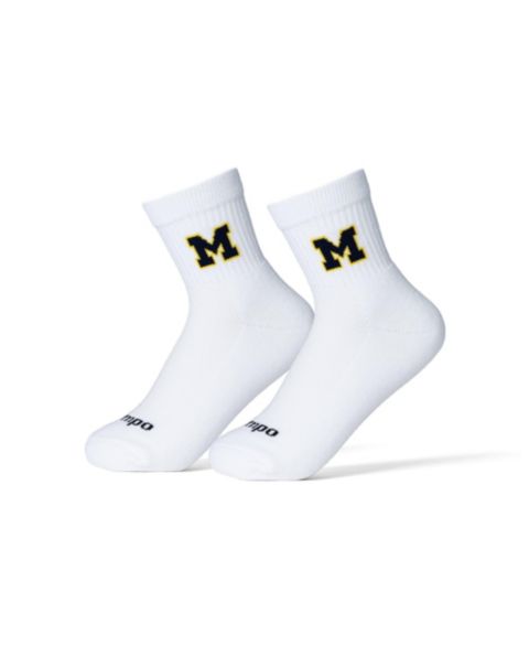 Носки Del Campo Michigan Wolverines до середины голени, унисекс, цвет белый
