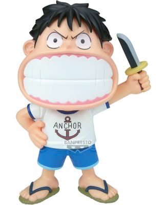 One Piece Monkey D. Luffy Sofvimates 4.9" Collectible Action Figure, Ages 15+