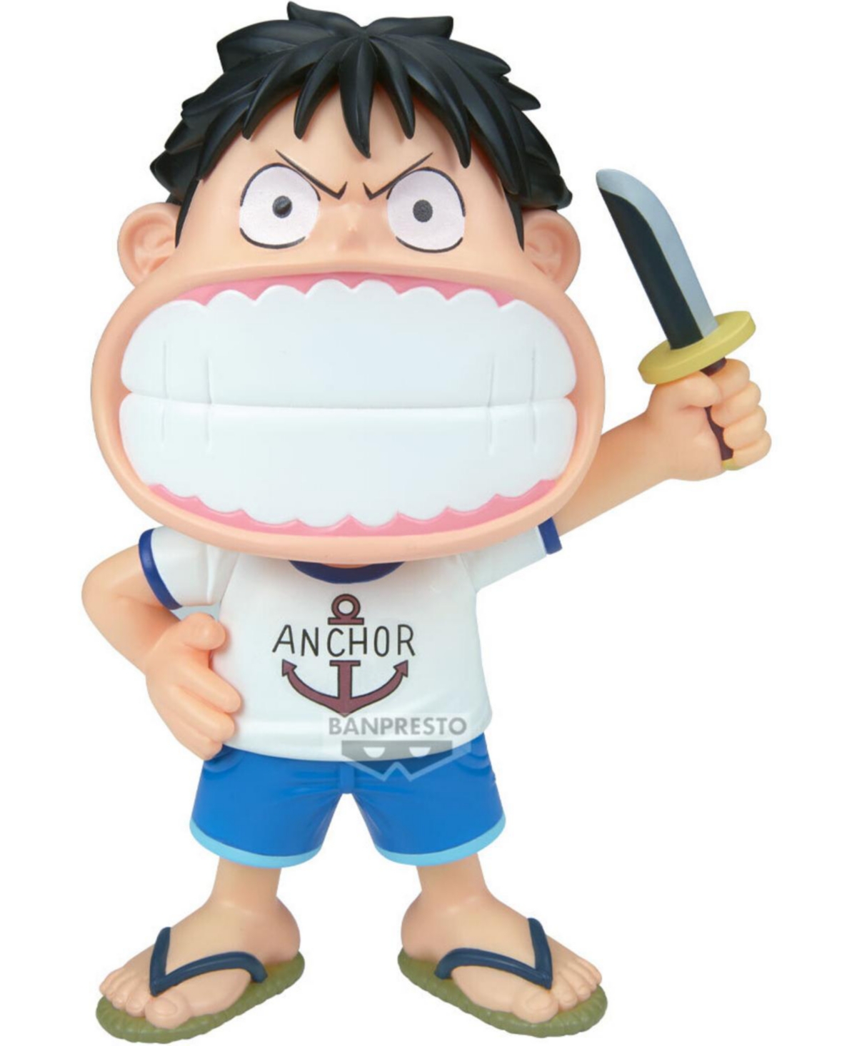 Banpresto One Piece Monkey D. Luffy Sofvimates 4.9" Collectible Action Figure, Ages 15+