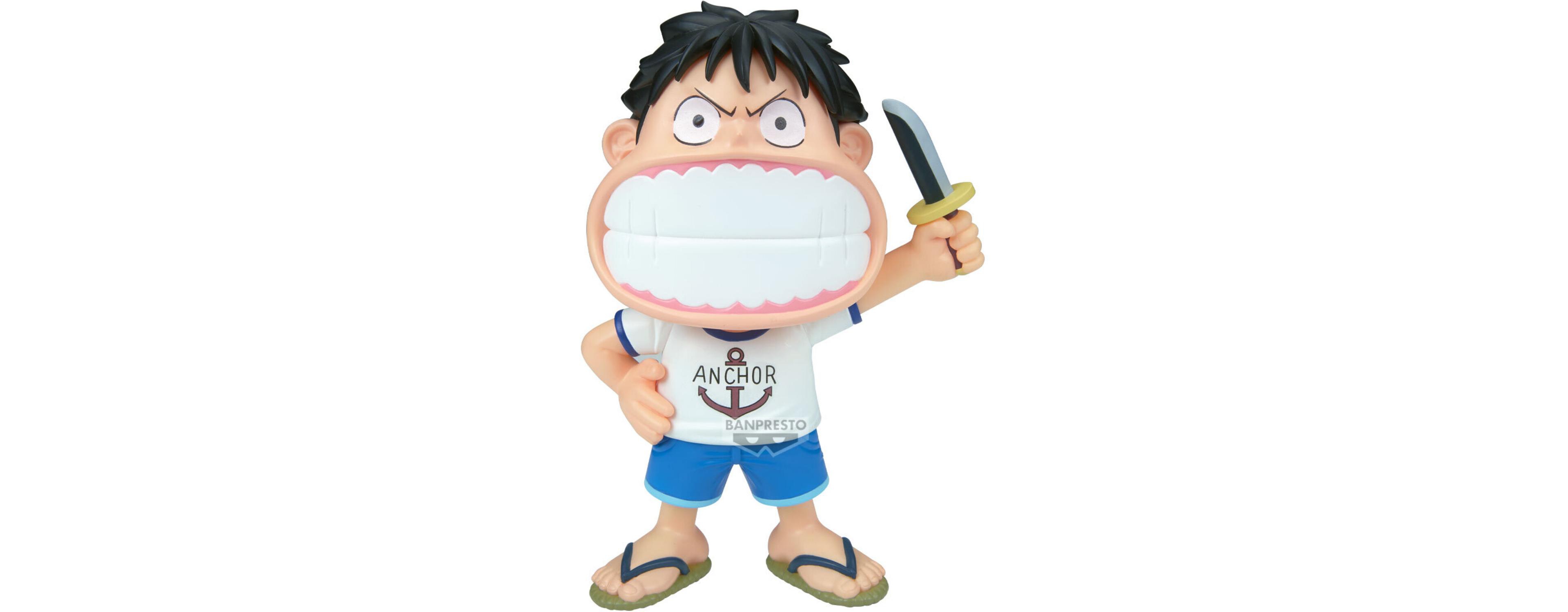 Banpresto One Piece Monkey D. Luffy Sofvimates 4.9" Collectible Action Figure, Ages 15+
