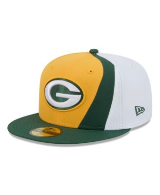 Men's Gold/Green Green Bay Packers Shock 59FIFTY Fitted Hat