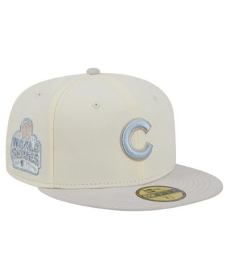 Men's  Natural Chicago Cubs Crisp Equinox World Series 59FIFTY Fitted Hat