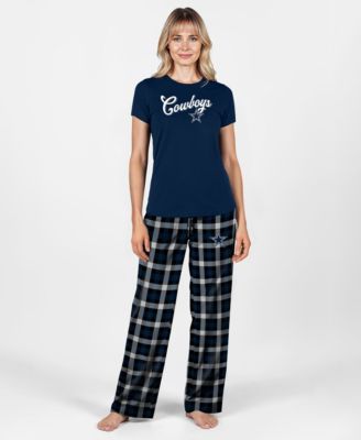 Women's  Navy Dallas Cowboys Highland Sleep Set