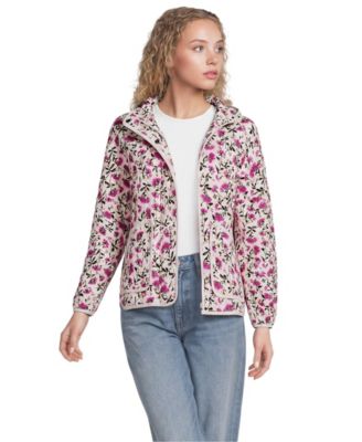 Women's RainDefense Knit Quilted Hooded Full Zip Jacket