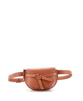 Gate Mini Leather Gold-Tone Hardware Belt Bag