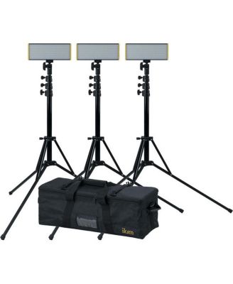 Onyx Half x 1 Bi-Color Dimmable 3-Point LED Light Kit for Photography & Videography