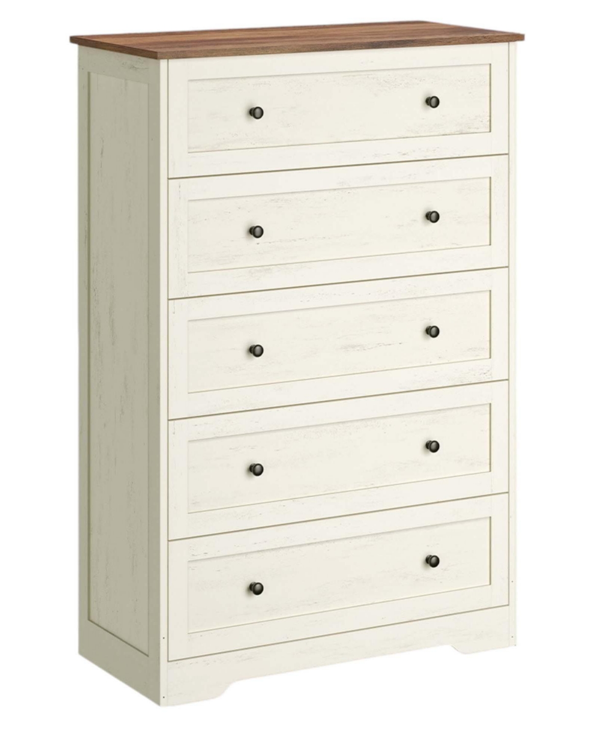 Slickblue Engineered Wood 5-Drawer Chest of Drawers for Bedroom Organization