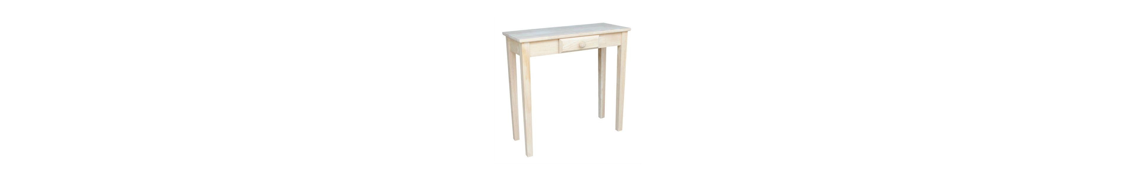 Slickblue Wooden Laptop Writing Desk for Bedroom, Living Room and Entryway Desk