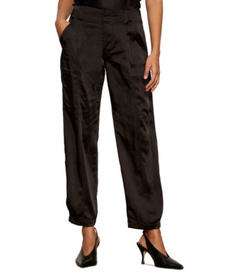 Petite Sahara Satin Going-Out Pants