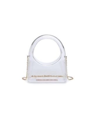 Zoila Transparent Structured Evening Bag