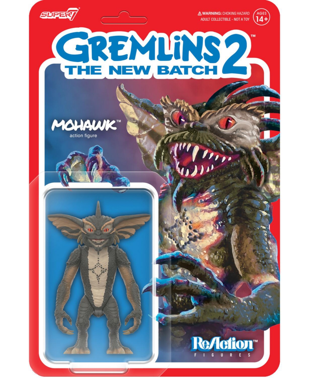Super7 Gremlins 2: The New Batch Mohawk 3.75" Action Figure, Ages 14+