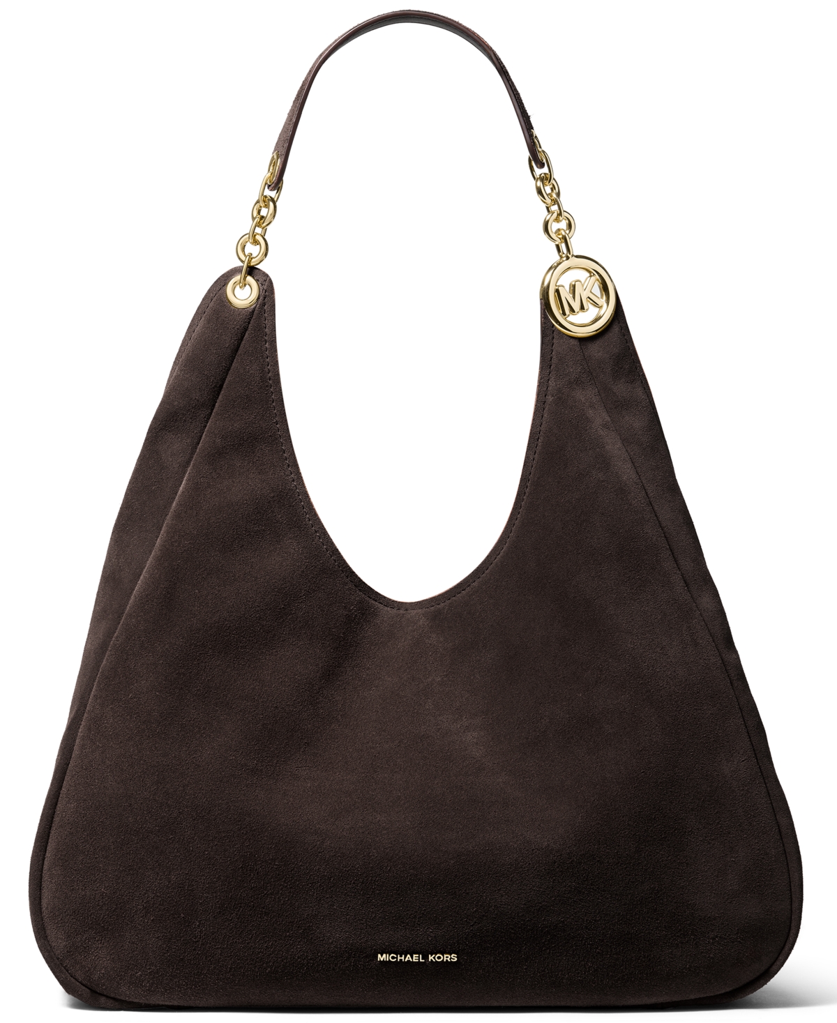 Michael Michael Kors Triple Compact Large Shoulder Handbag - Chocolate