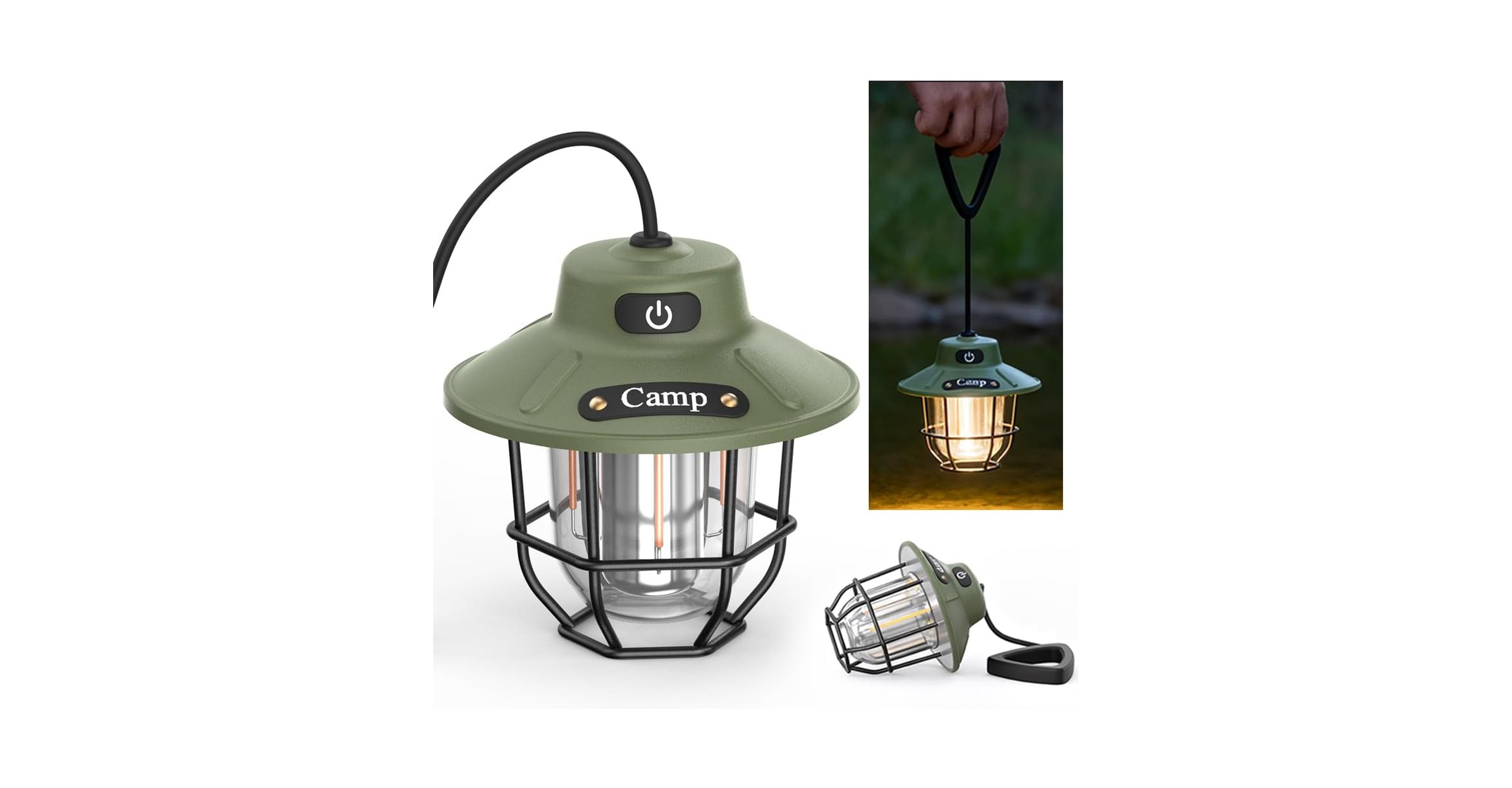 Sevorley Camping Tent, Rechargeable for Camping