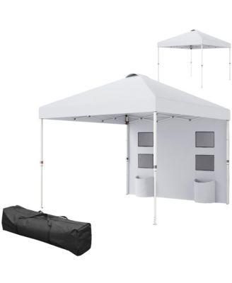 Outdoor Canopy Shelter, Storage Pockets, Pop-Up Setup for Camping, Travel and Outdoor Activities