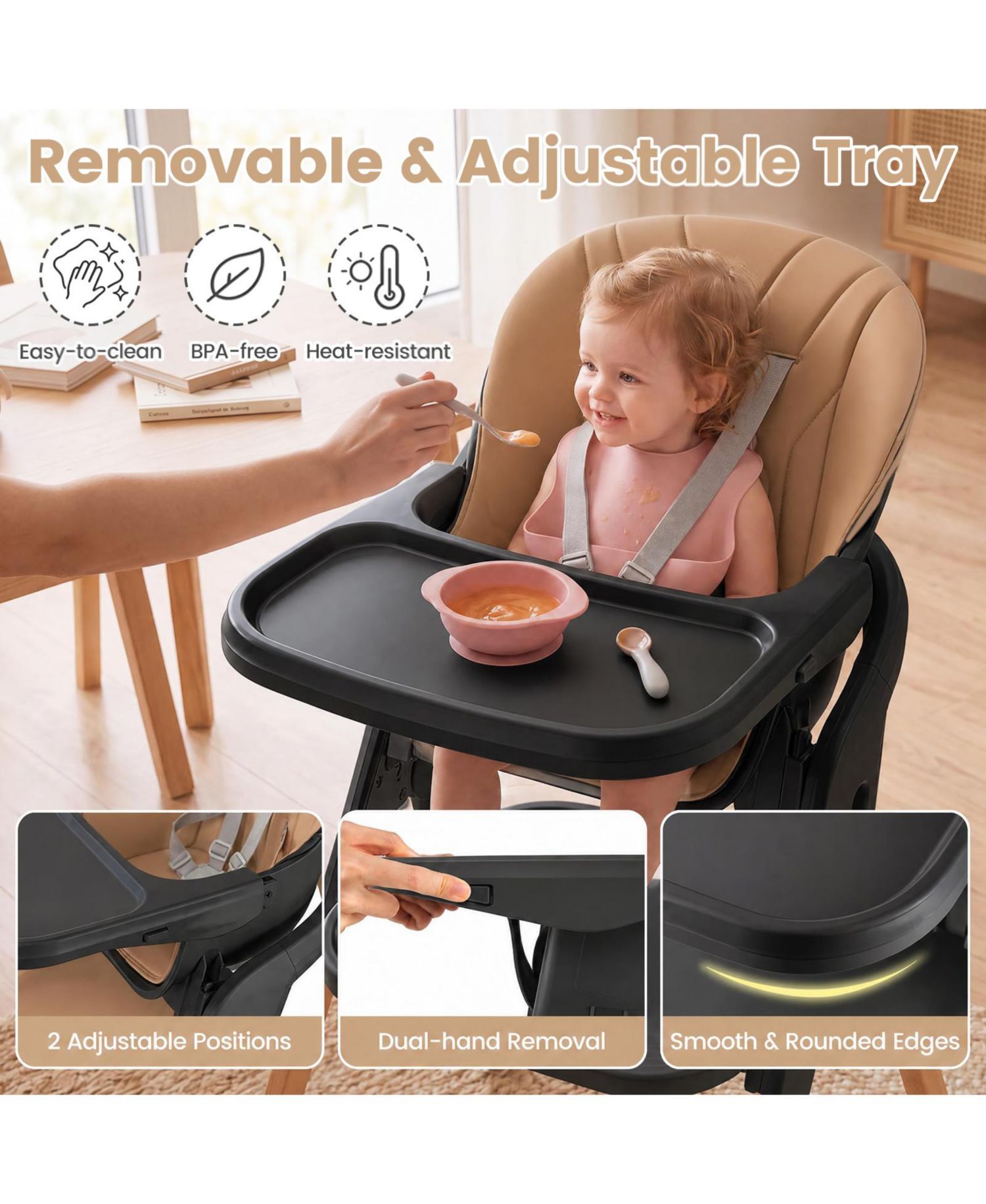 Convertible-Foldable High Chair