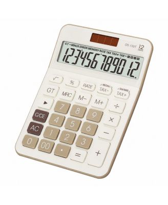 12 Digit Tax Calculator Large Buttons Clear Display Dual Power