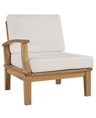 Marina Outdoor Teak Left-Facing Sofa