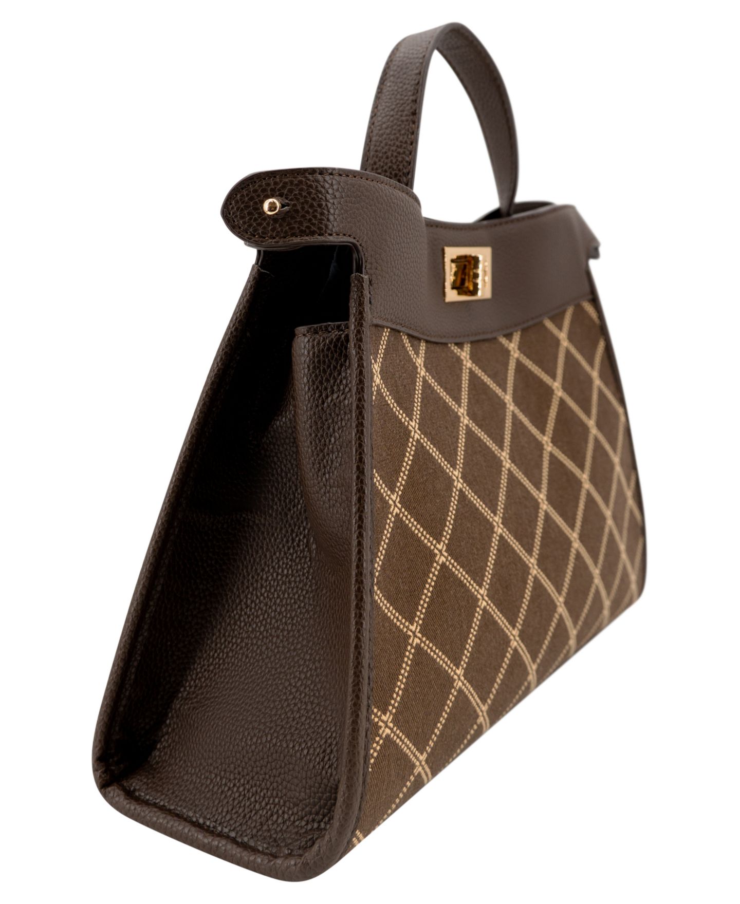 Женская сумка LIKE DREAMS Zola Adjustable Medium Satchel Handbag, цвет: Тёмный коричневый — фото 3