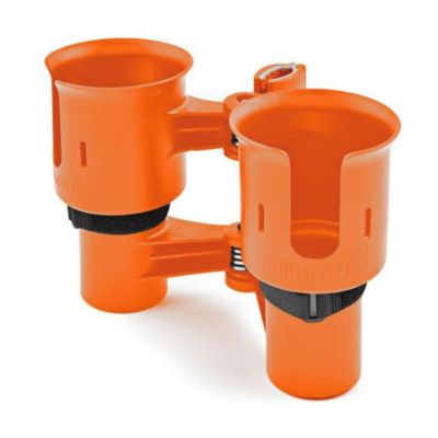 RoboCup Patented Portable Clamp-On Caddy Dual Cup Holder