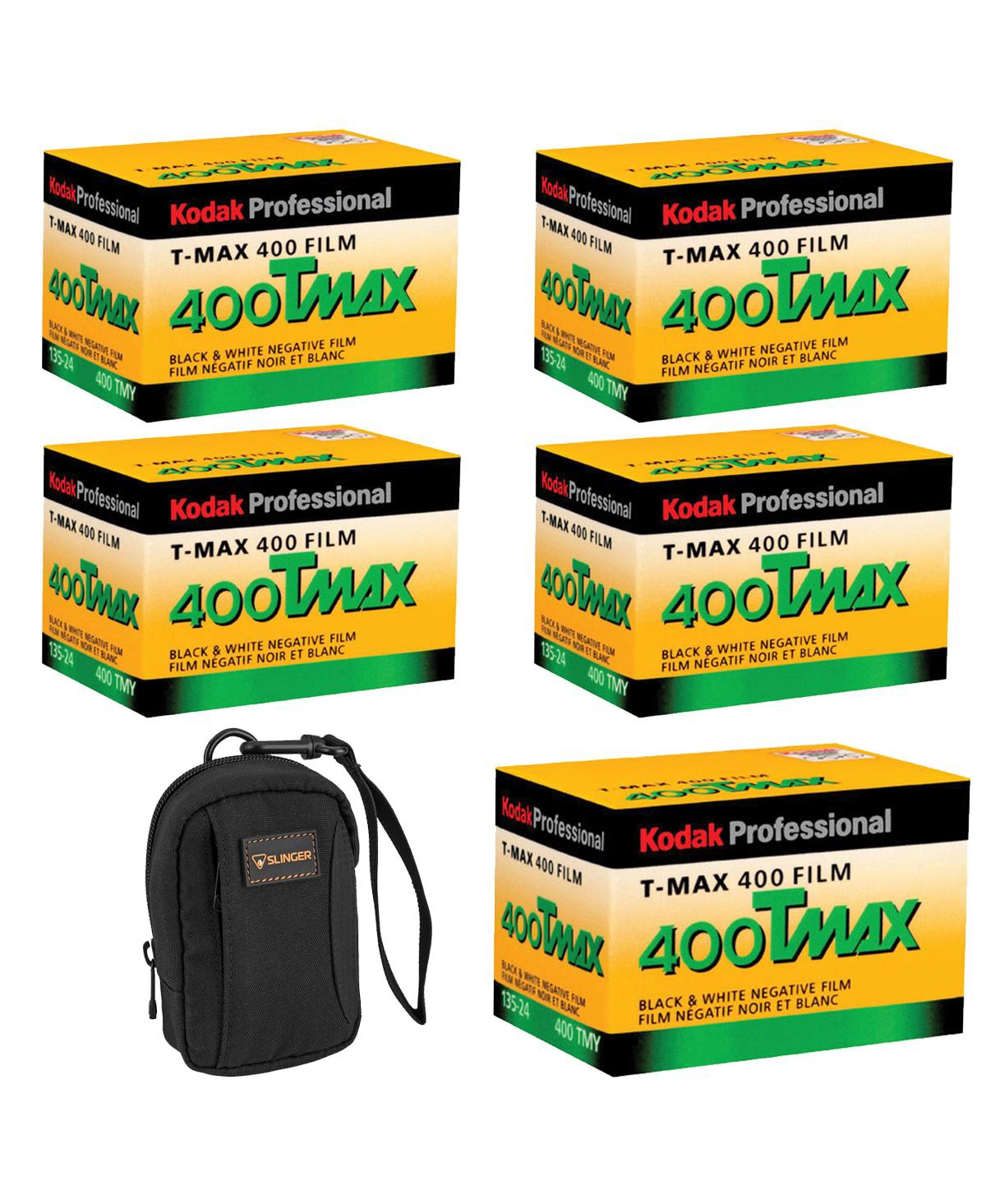 Kodak T-Max 400 Tmy 35mm Bw Negative Film, 24 Exposure,5-Pack Camera Bag