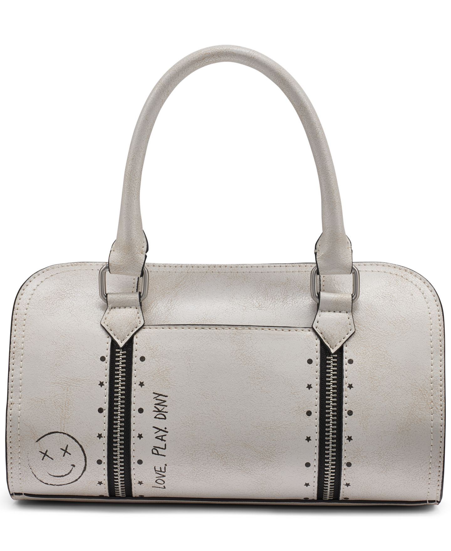 Женская сумка DKNY Cedar Small Top Handle Crossbody Satchel, цвет: Зефирный — фото 2