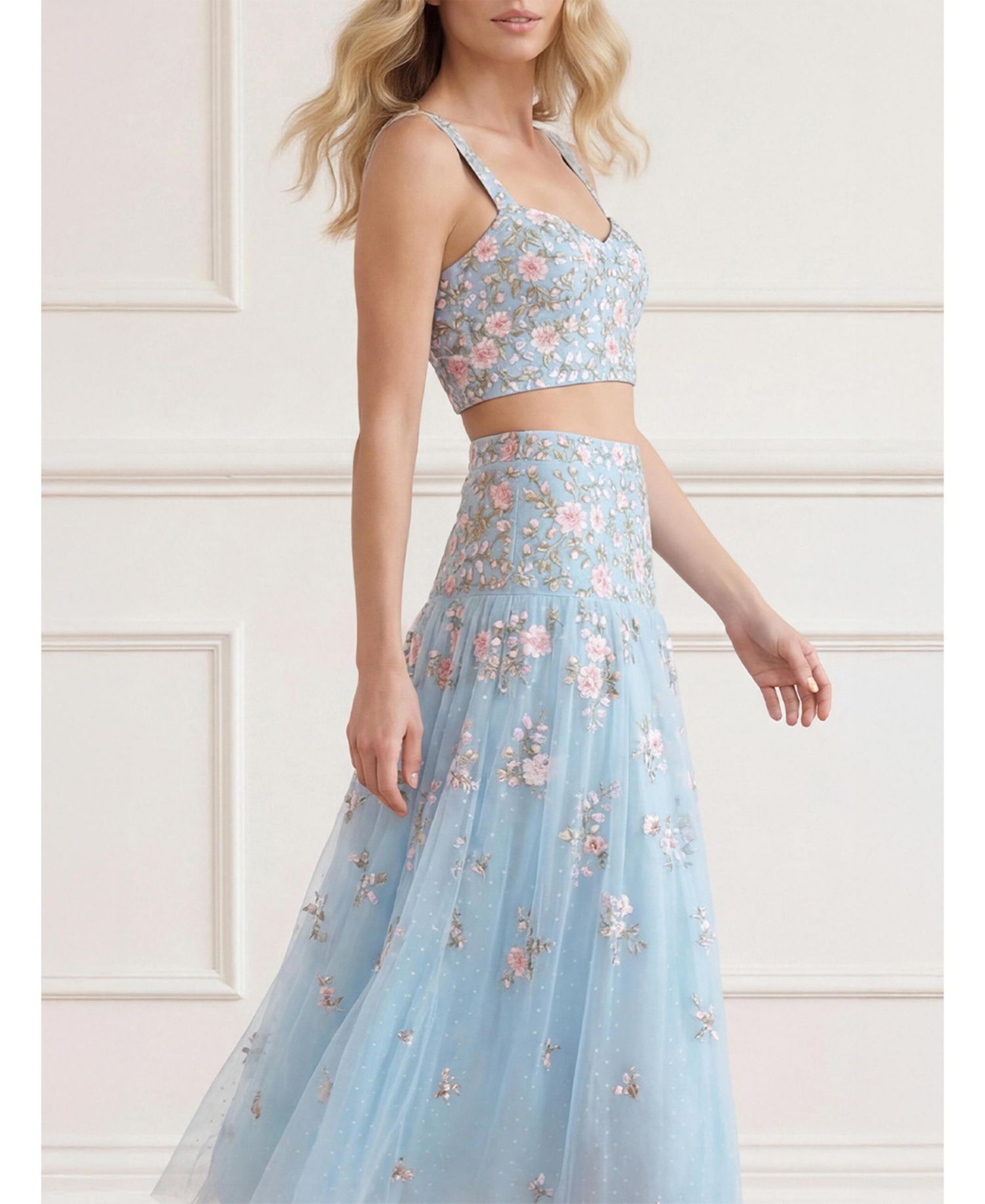 Women's Eden Rose Floral-Print High-Waisted Maxi Skirt