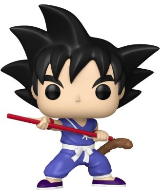 Pop! Dragon Ball Goku with Nyoibou Glow-in-the-Dark 3.5" Action Figure, Ages 3+