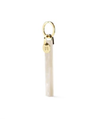 Handmade Gold-Tone Bar Keychain