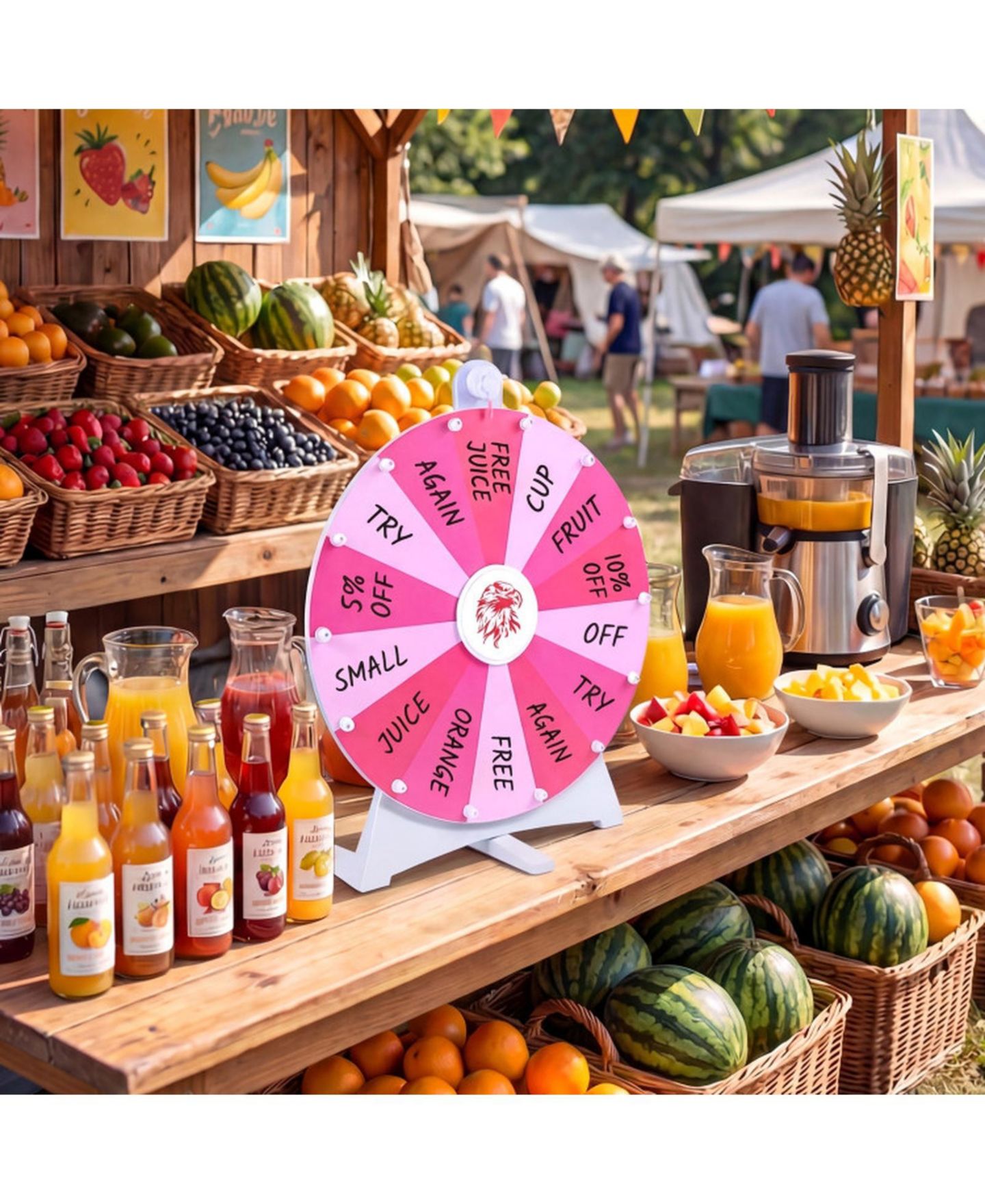 Детская настольная игра HONGGE Rewritable 14-Slot Spin Wheel Board Game, Ages 3+, цвет: Разноцветный — фото 5
