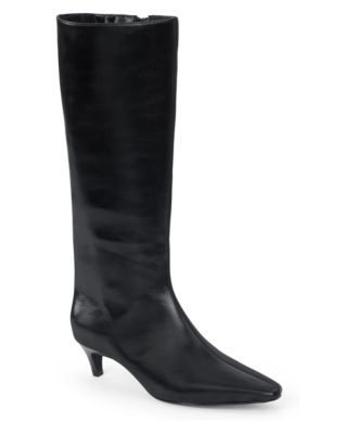 Women's Lucian Knee-High Pointed-Toe Kitten-Heel Boots