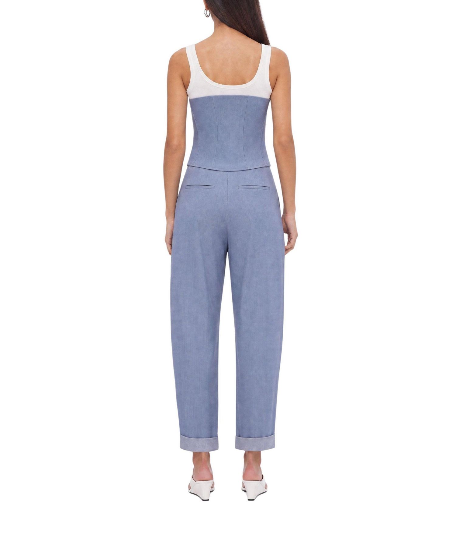 Women's Tie Detail Pleated Trousers