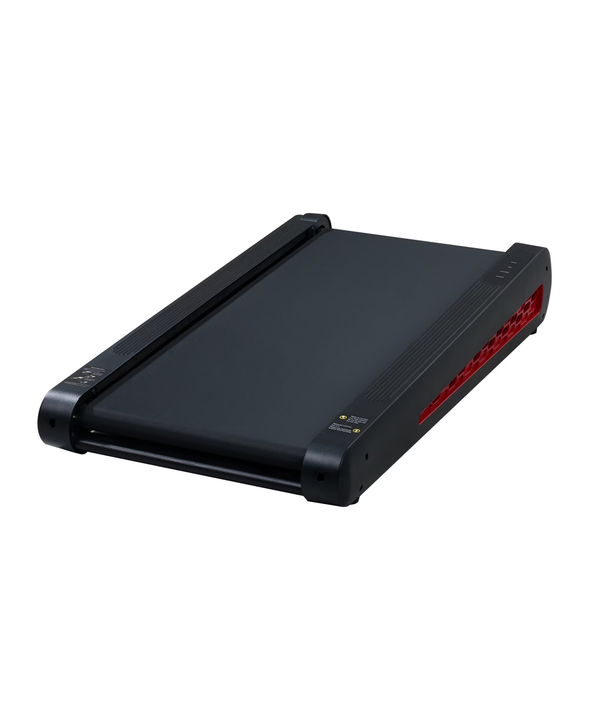 Zeny Under Desk Treadmill with 7degree(s) Fixed Incline, Full Deck Design, 2.5HP Quiet Motor, Multi Layer Shock Absorption for Small Spaces - Black