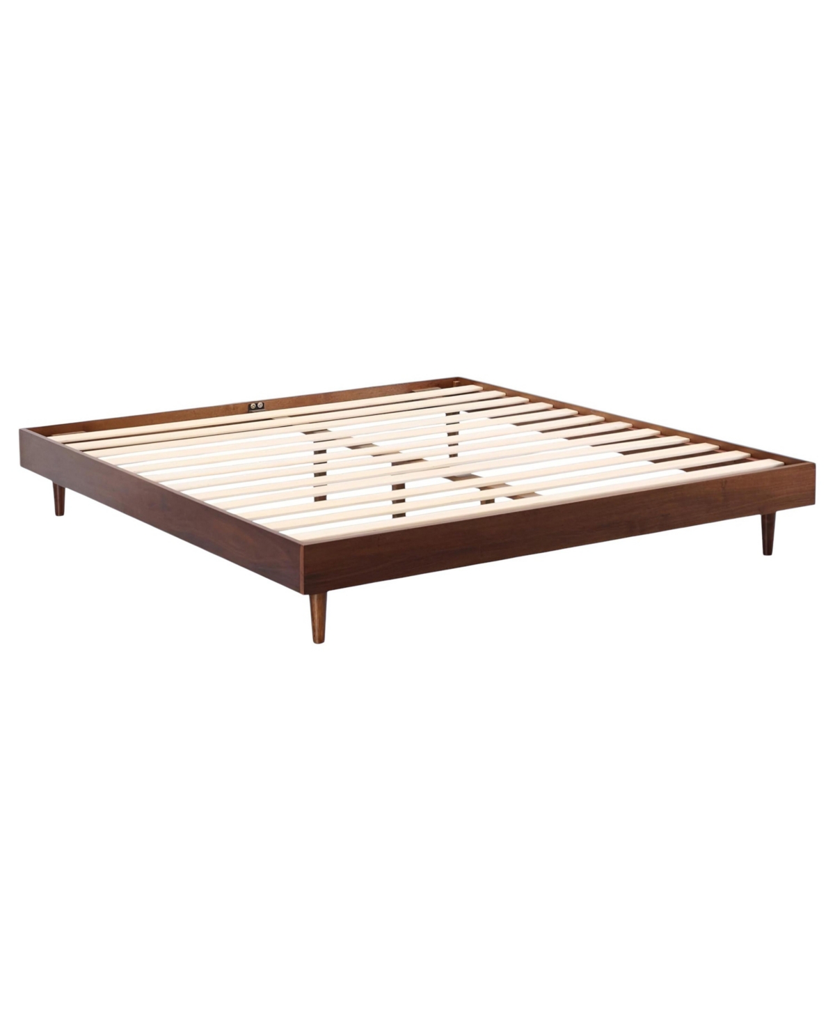 Slickblue Mid-Century Modern Bed Frame with Platform Design for Bedroom