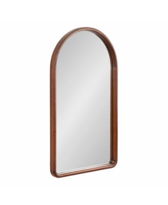 Talma Arched Wall Mirror Transitional Arch Bathroom Mirror for Over Sink, Solid Wood Frame, Rounded Frame Profile, Easy to Hang