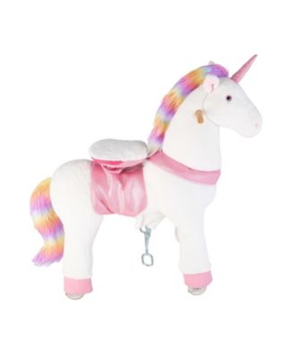 Ride On Unicorn Pedal-Driven with Anti-Roll Stop Ring Toy, Ages 6+