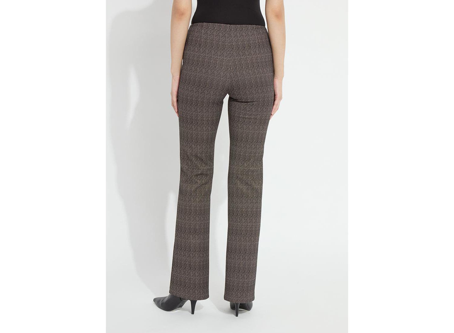 Women's Elysse High-Rise Wide-Leg Jacquard Pants