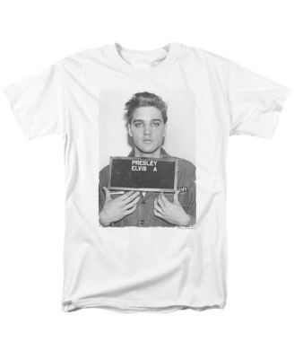 Men's Presley Army Mug Shot Pop Culture Graphic T-Shirt