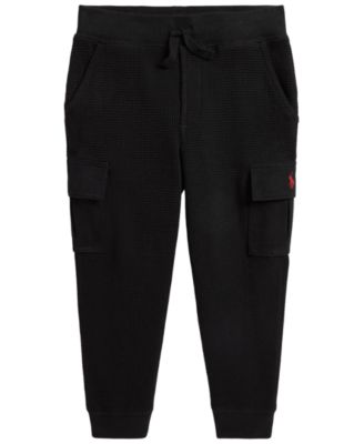 Boys' 2T-7 Waffle-Knit Cargo Jogger Pants