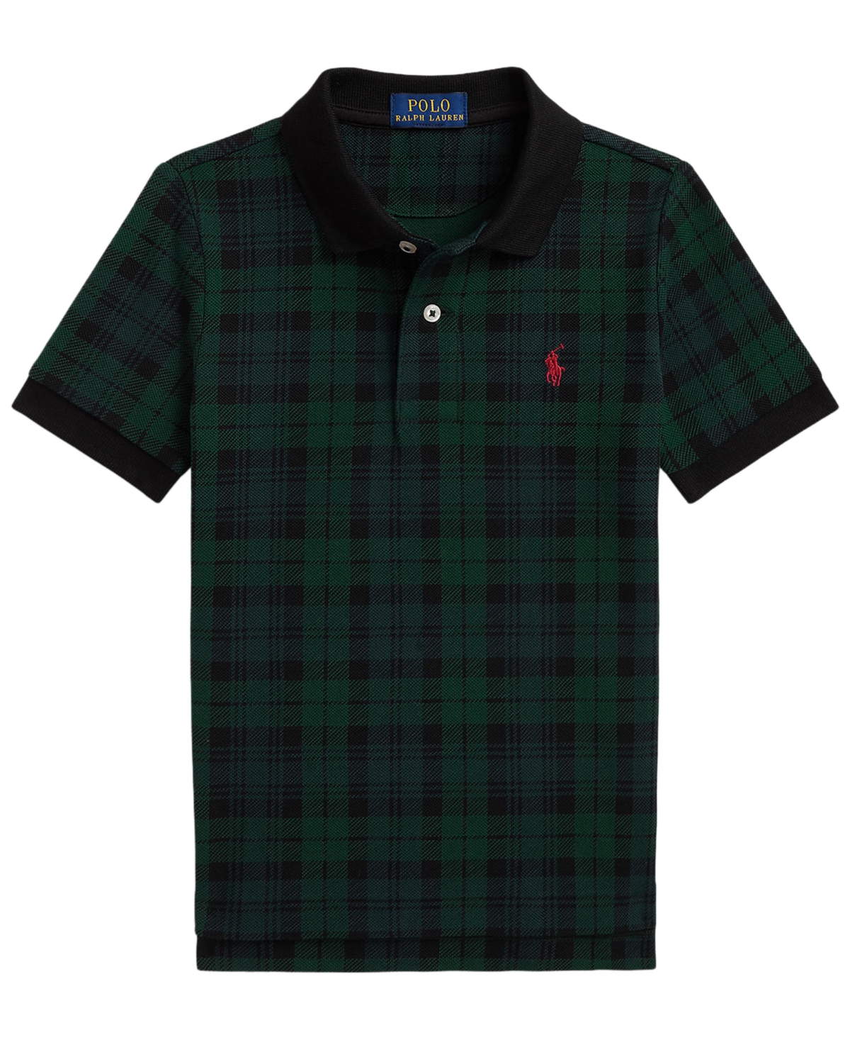 Polo Ralph Lauren Boys' 2T-7 Plaid Short-Sleeve Shirt