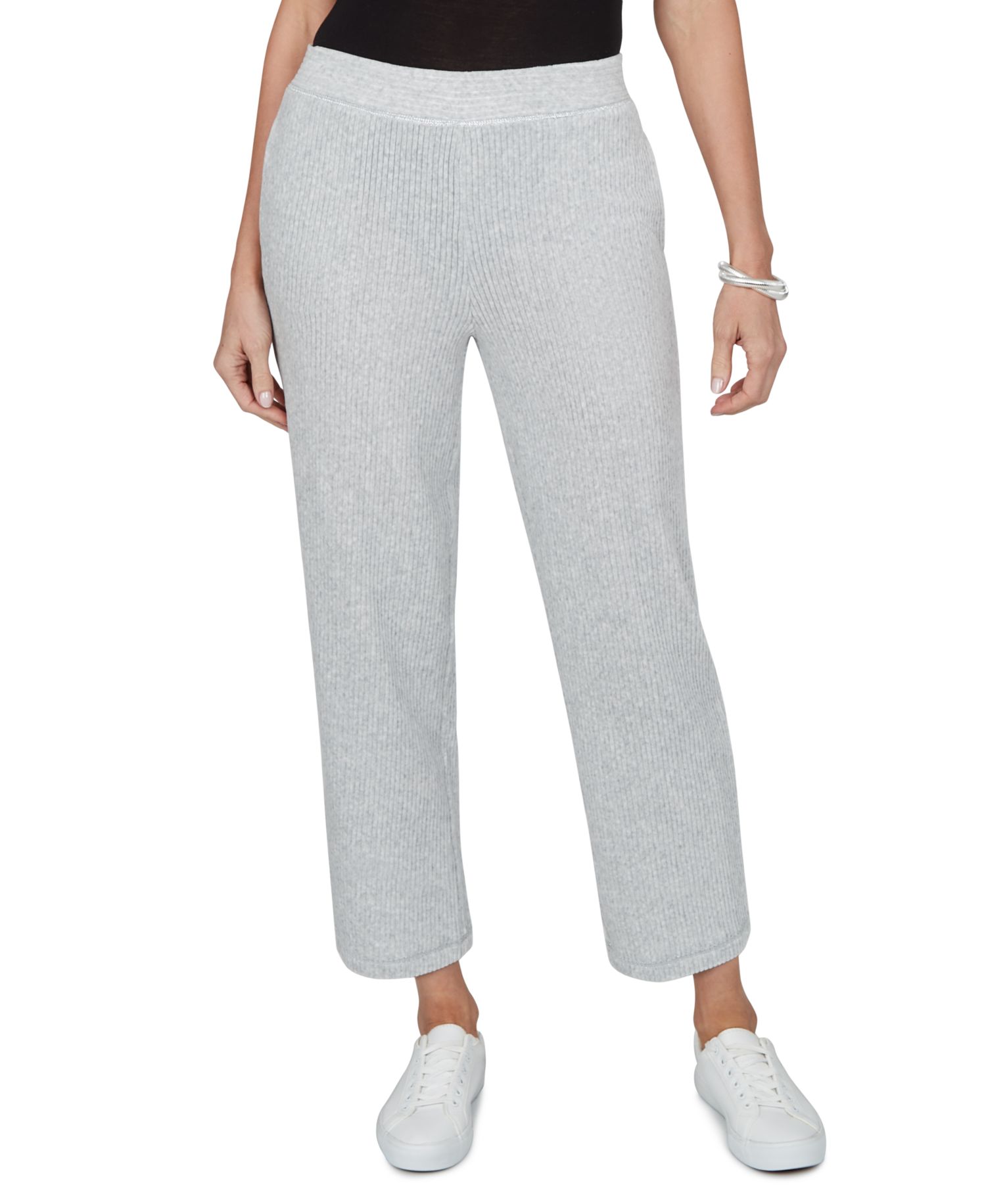 Petite Pull-On Elastic-Waist Pants
