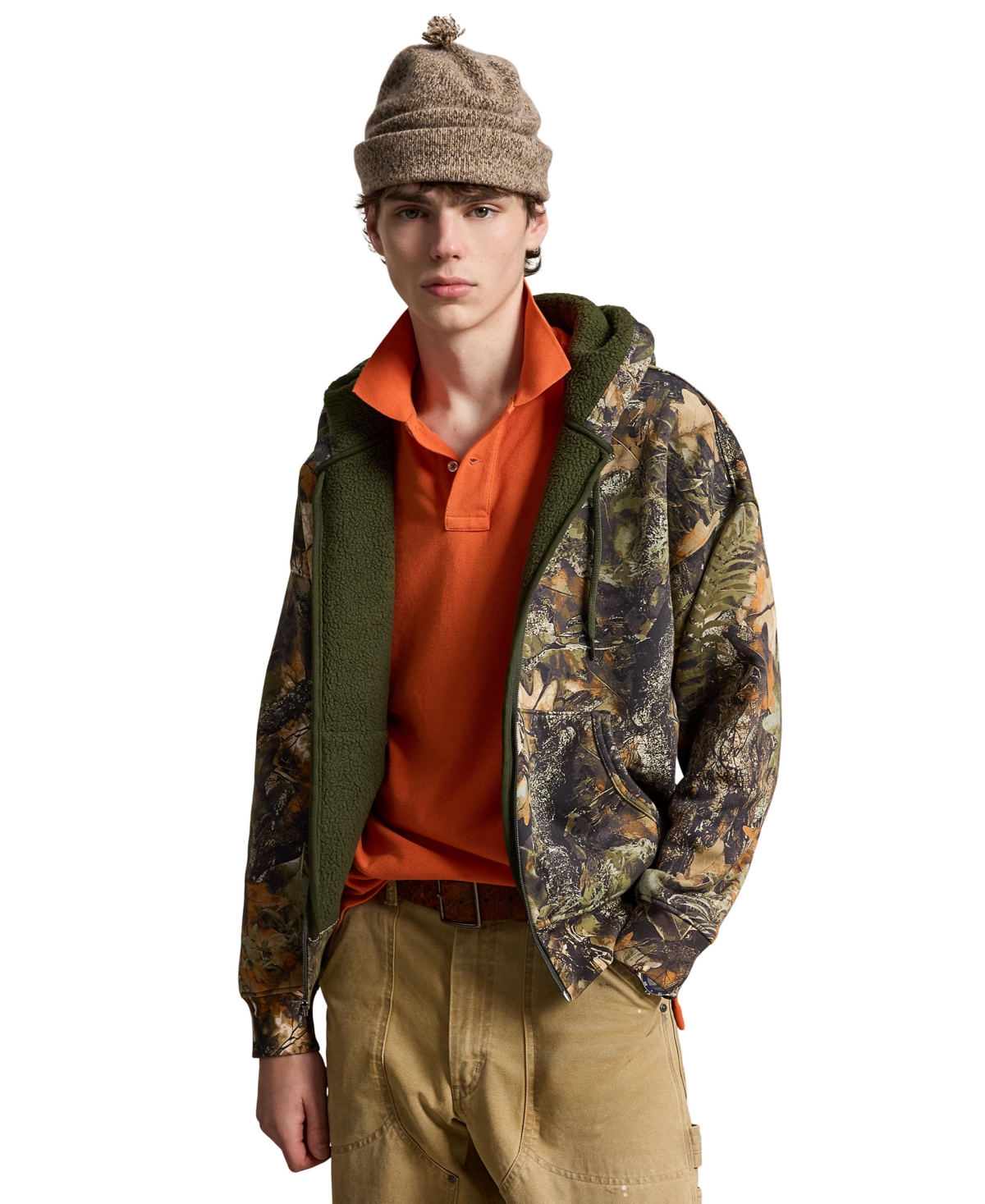 Polo Ralph Lauren Men's Relaxed-Fit Camo Full-Zip Hoodie