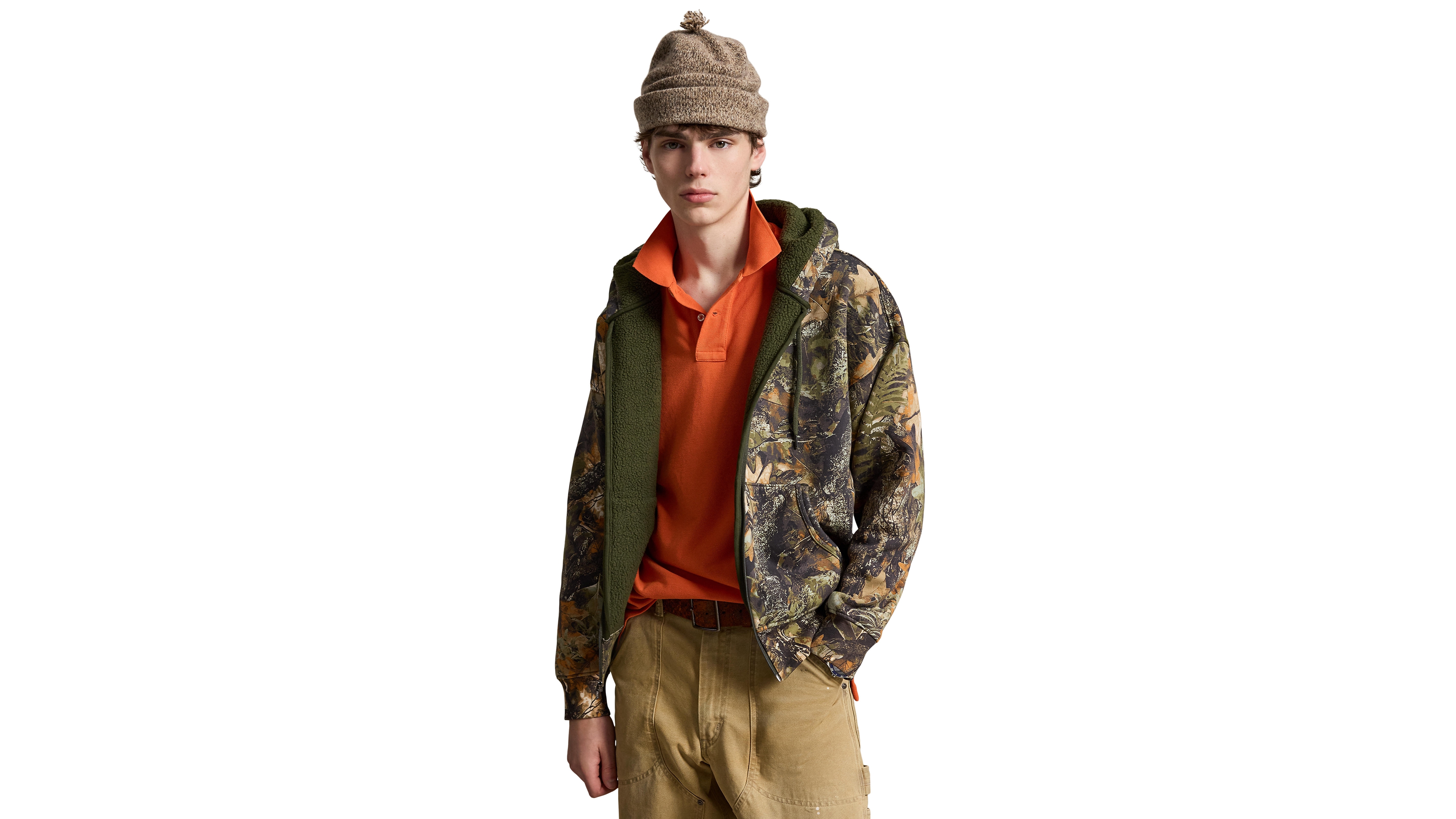 Polo Ralph Lauren Men's Relaxed-Fit Camo Full-Zip Hoodie