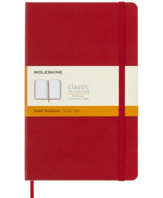 Classic Large Hard Cover Ruled Notebook