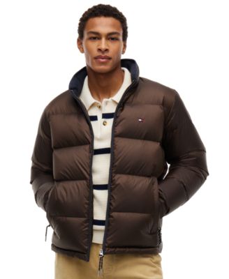 Men's Ripstop Stand-Collar Puffer Jacket