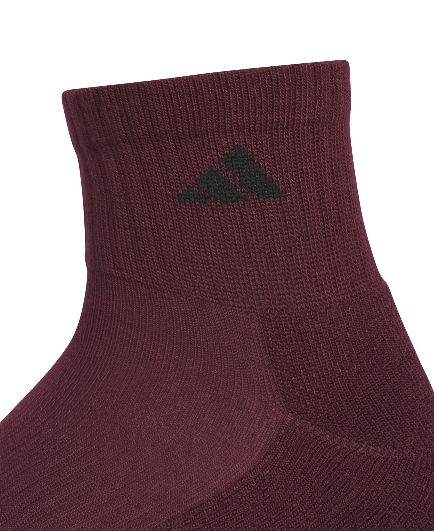 Носки для мужчин, укороченные, с амортизацией, 6 шт. — adidas, цвет: Бордовый — фото 3