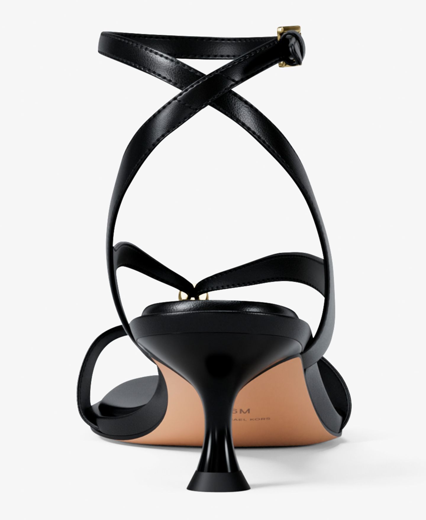 Женские сандалии Michael Kors Cherie Strappy Mid Dress Sandals, цвет: Чёрный — фото 3